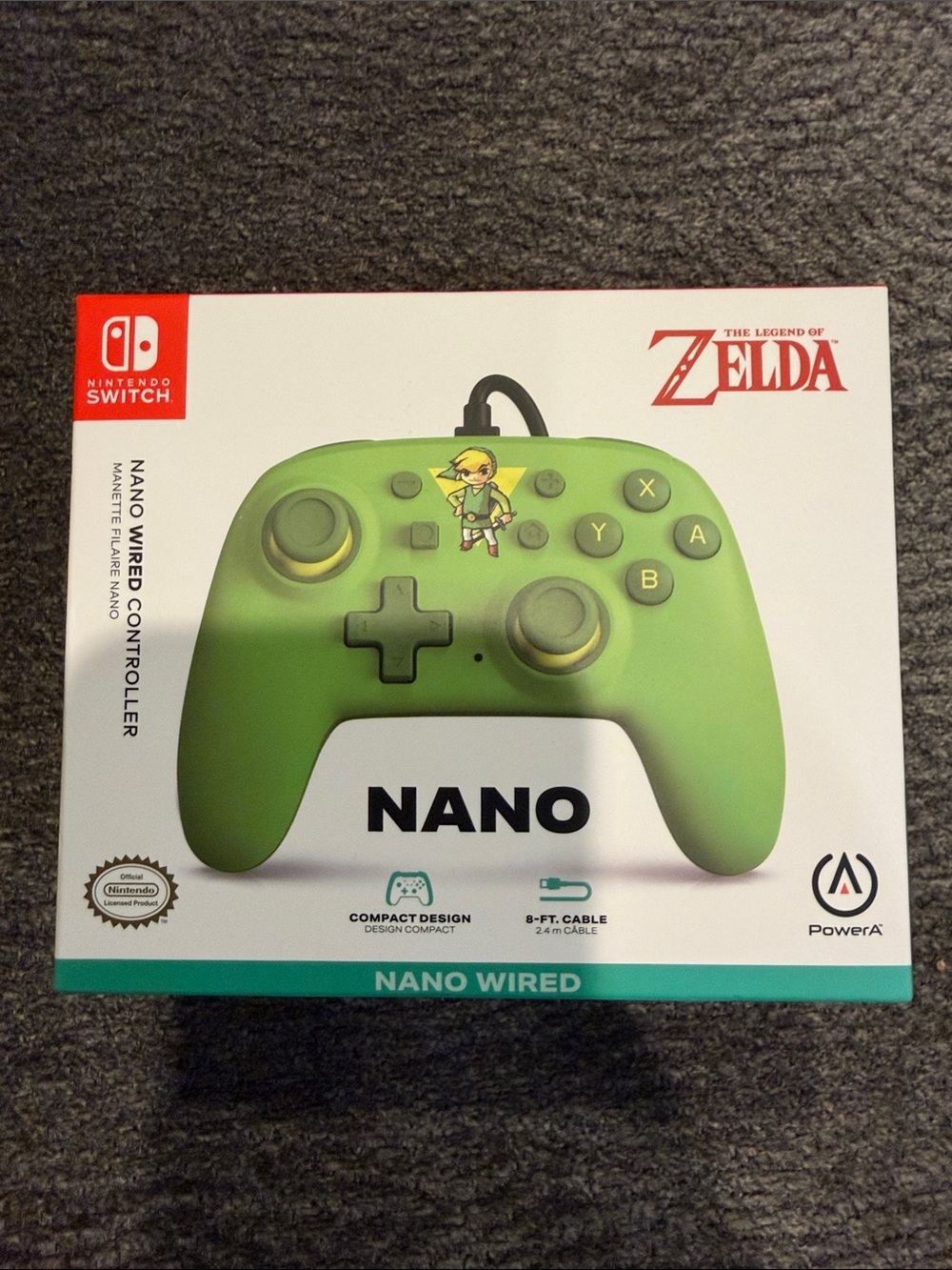 PowerA Nano Nintendo Switch Controller The Legend Of Zelda ( Link )